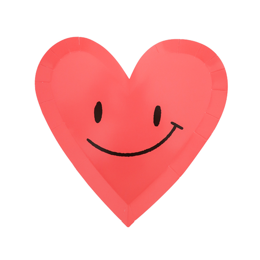 Bananas For You Heart Large Plates