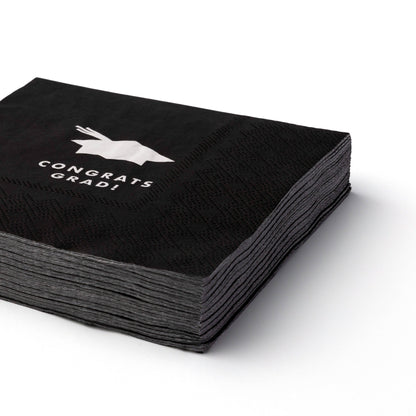 CONGRATS GRAD COCKTAIL NAPKINS