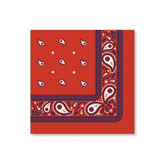 THOMAS & FRIENDS™ TRAIN LARGE RED BANDANA NAPKINS
