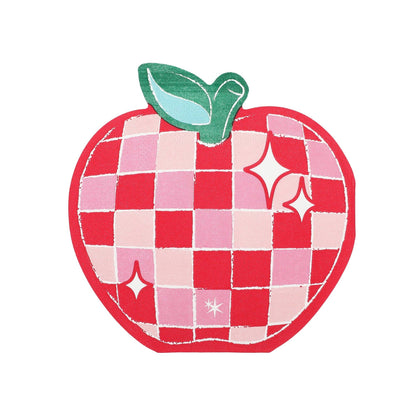 Disco Apple Paper Dessert Napkins (5" / 20 ct)