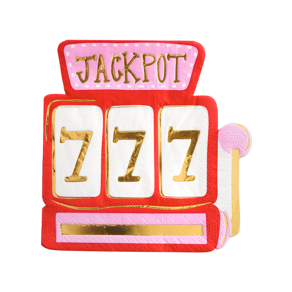 Game Night Jackpot Large Napkins