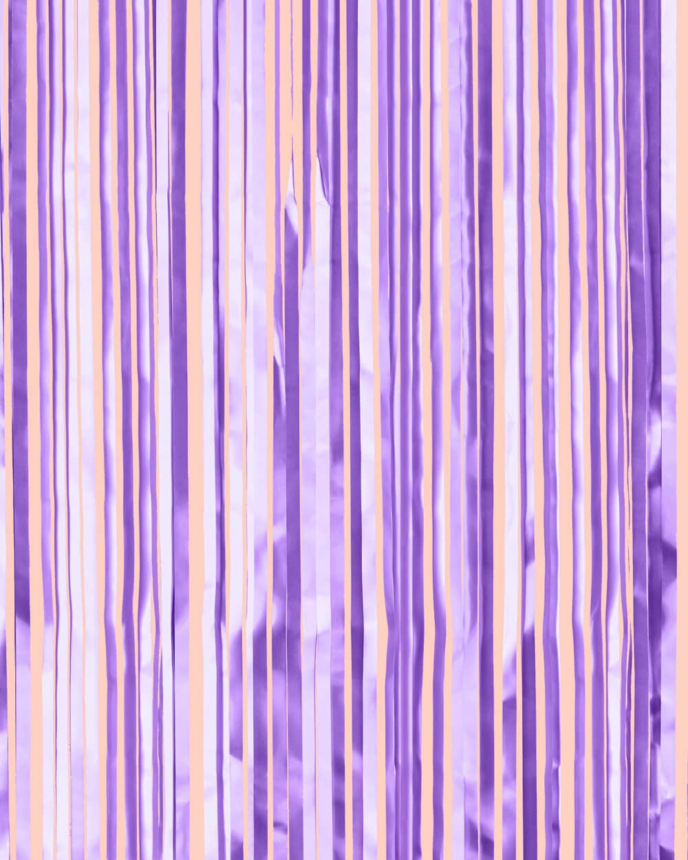 Matte Purple Foil Curtain, Party Decorations, Bday Supplies
