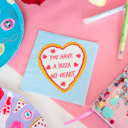 Y2K Pizza My Heart Cocktail Napkins
