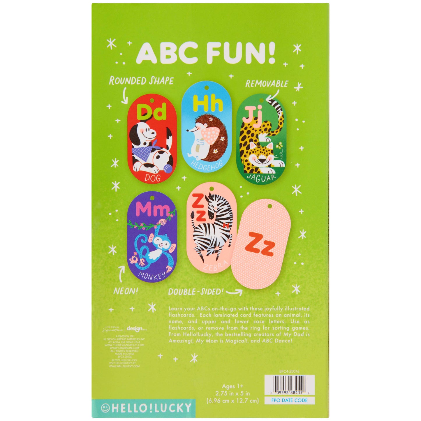 HL AMZING ANIMAL ABC FLSH CARD