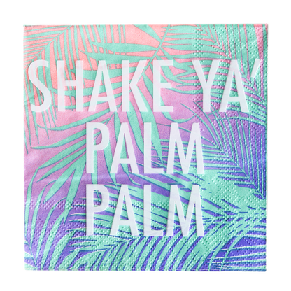 "Shake Ya Palm" Cocktail Napkins - 20 Pk.