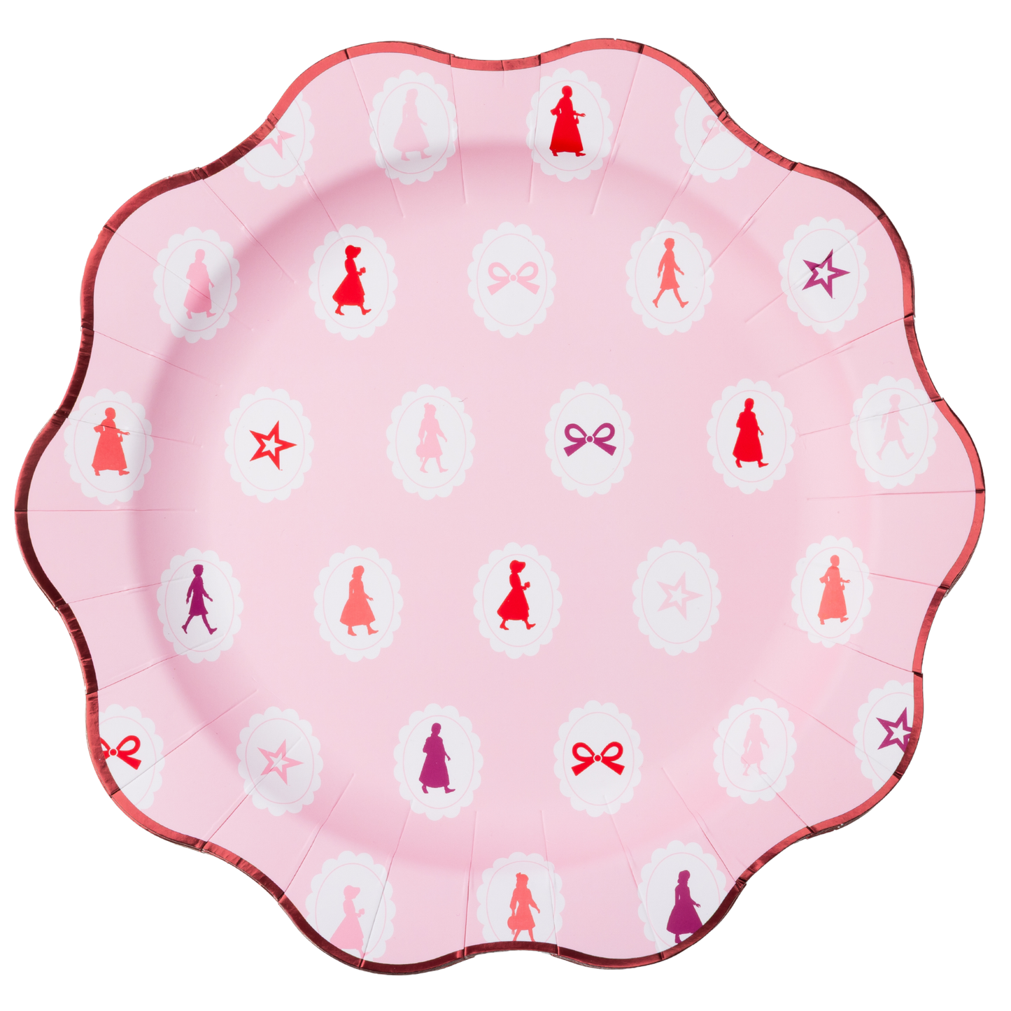 AMERICAN GIRL®  X BONJOUR FETE PINK ICONS LARGE PLATES