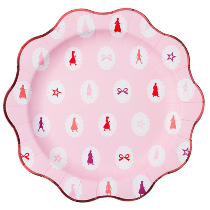 AMERICAN GIRL®  X BONJOUR FETE PINK ICONS LARGE PLATES