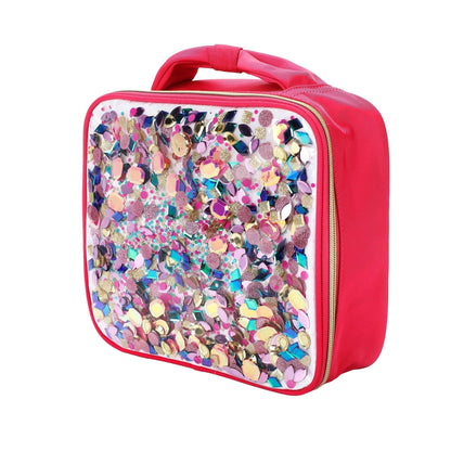 "Audrey" Jewel Confetti Insulated Lunch Box