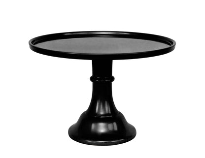 Melamine Cake Stand Large- Ink Black 11.5