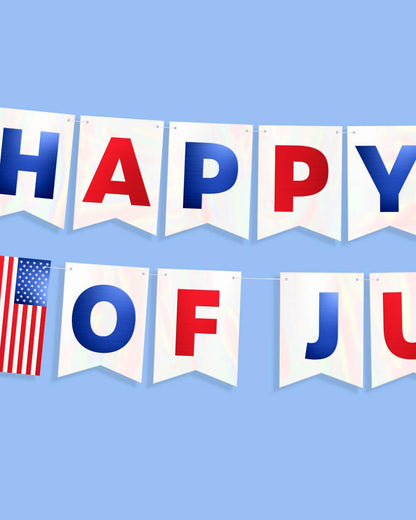 4th of July Banner, Independence Day