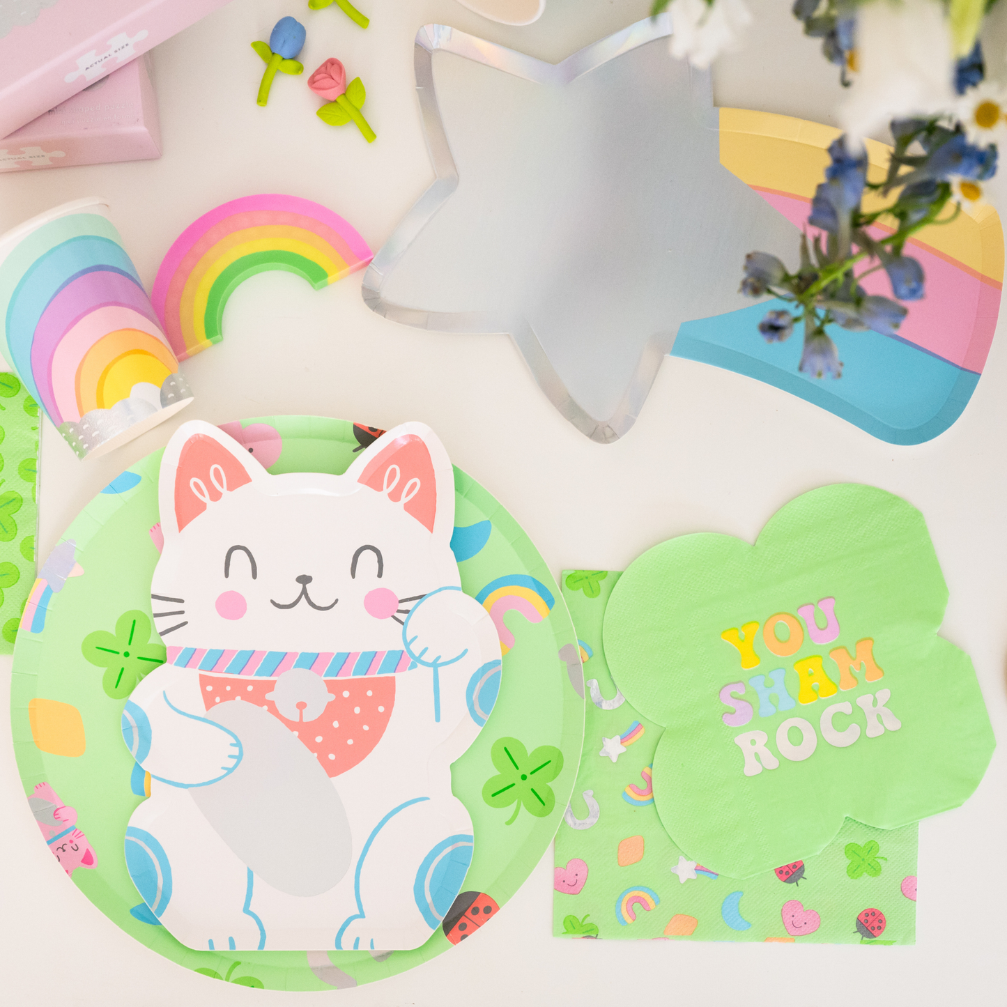 Lucky Me Shooting Star Large Plates