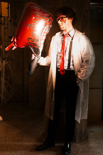 Bloody Cleaver Foil Balloon 35 in. - PartyDeco USA