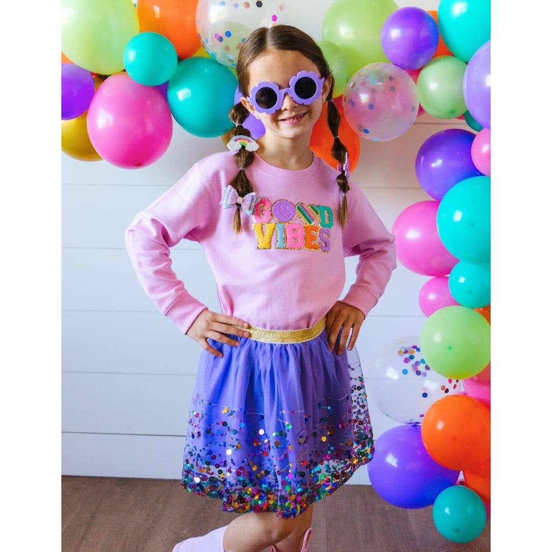 Lavender Confetti Tutu - Dress Up Skirt