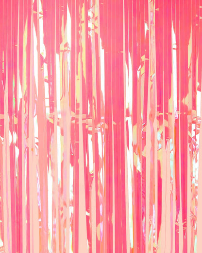 Pink Foil Curtain, Birthday Party Decor, Supplies,Photobooth