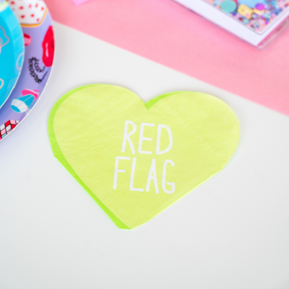 Y2K Candy Hearts Cocktail Napkins