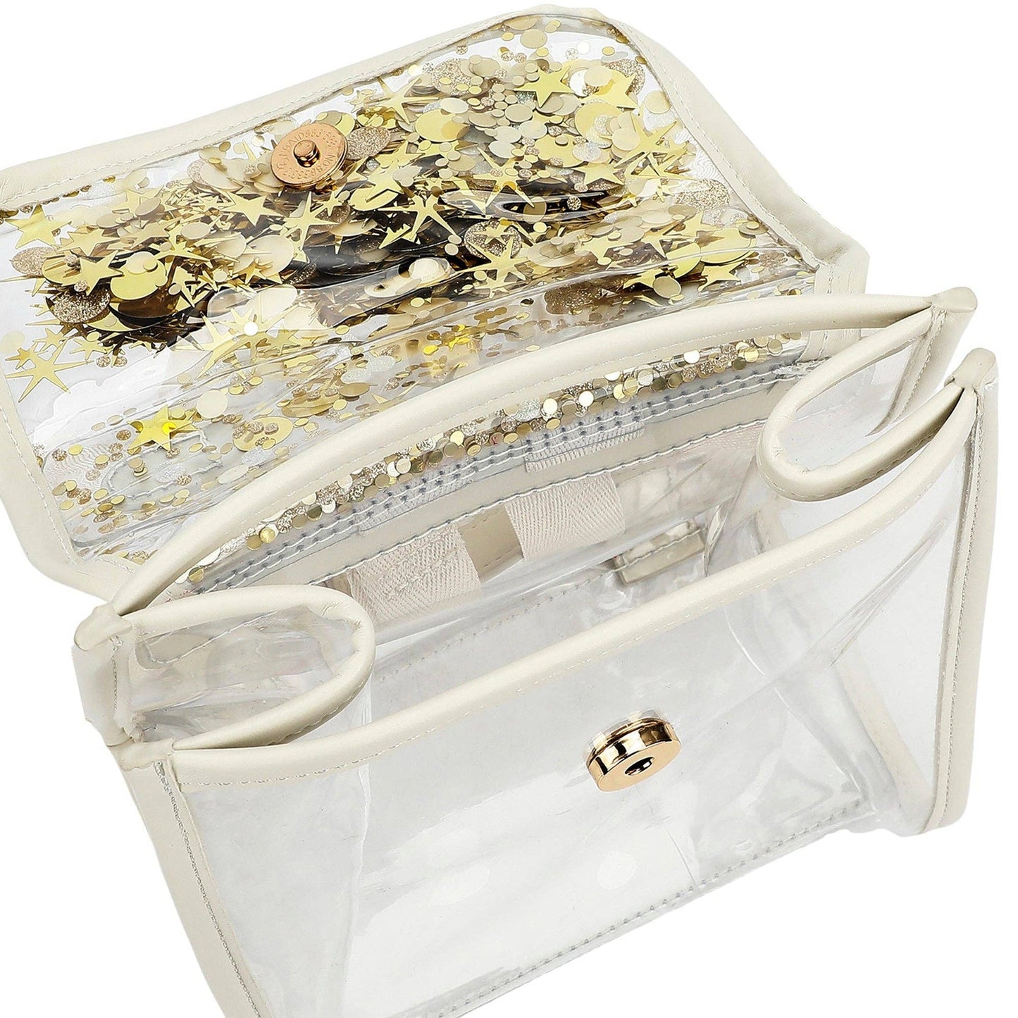 CONFETTI GLAM CLEAR MINI BACKPACK