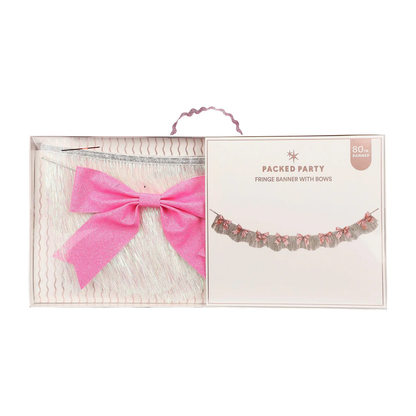 Glitter Bows & Fringe Reusable Party Garland