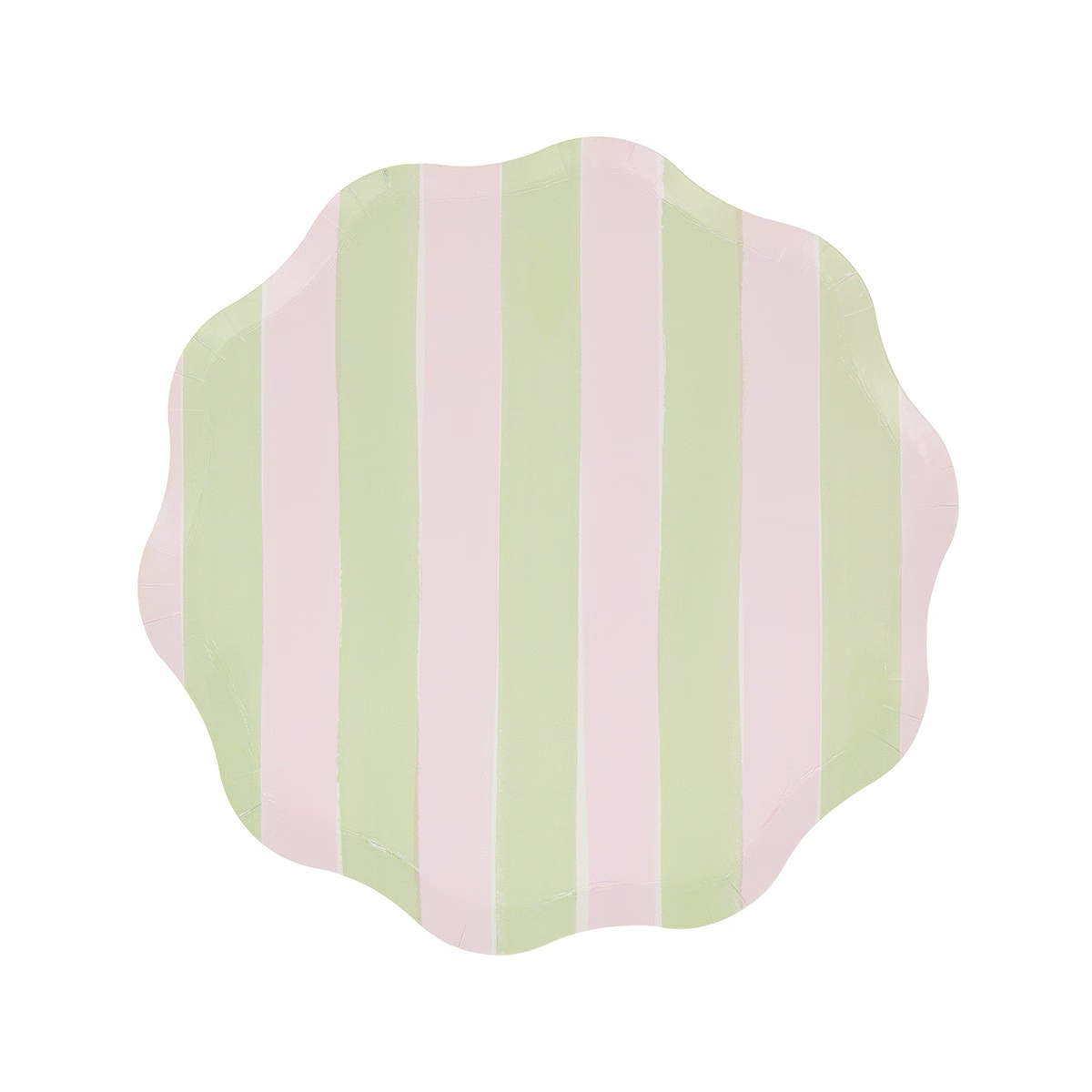 Pastel Stripe Side Plates (x 8)