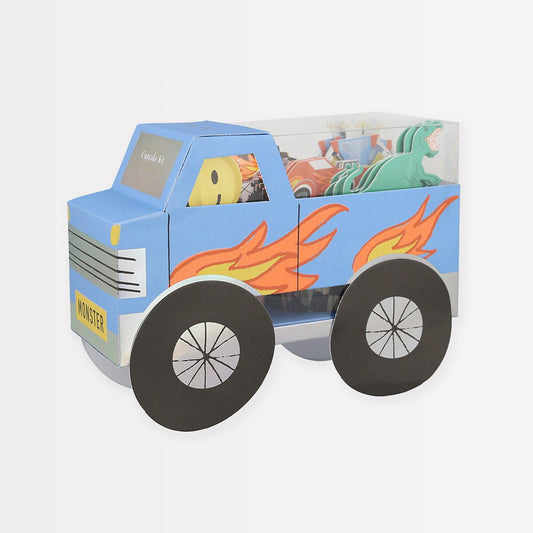 Monster Truck Cupcake Kit (x 24 toppers)