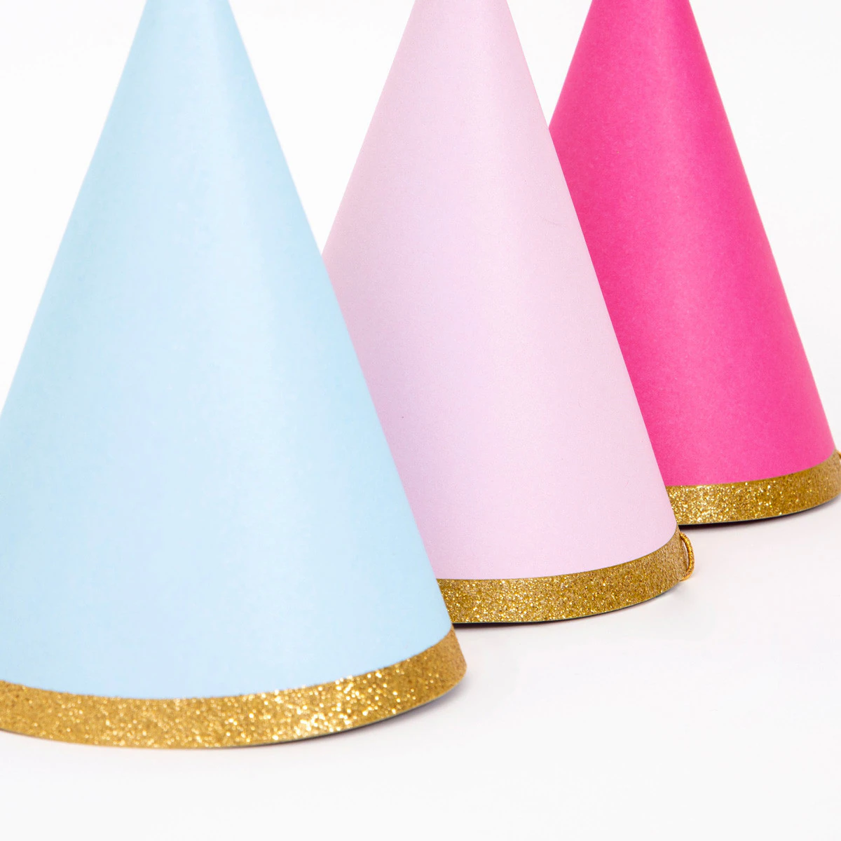 Multicolor Party Hats (set of 8)