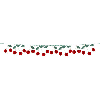 Cherry Honeycomb Garland