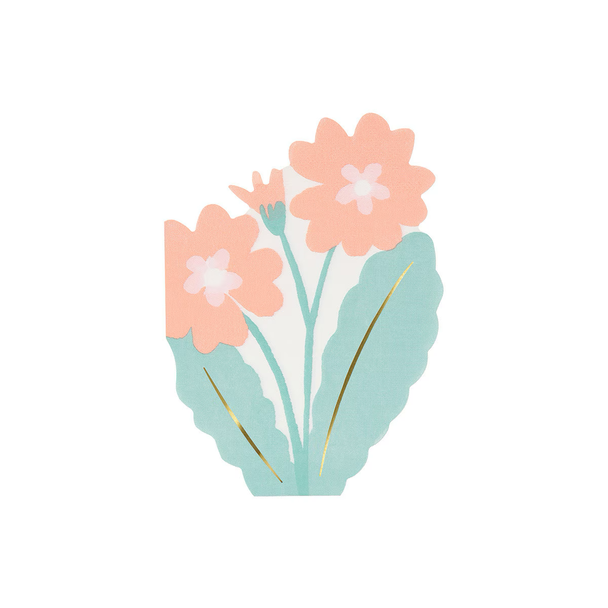 Spring Flower Napkins (x 16)