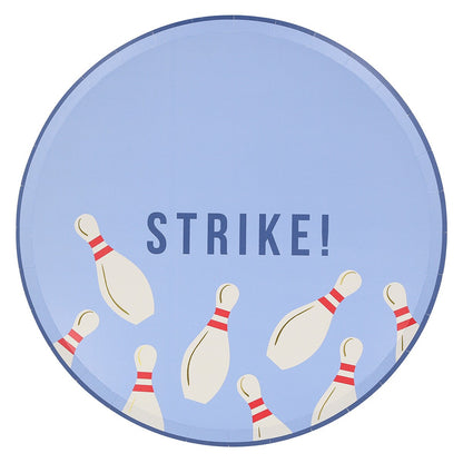 Bowling Dinner Plates (x 8)