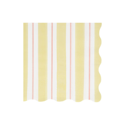 Preppy Stripe Large Napkins (x 16)