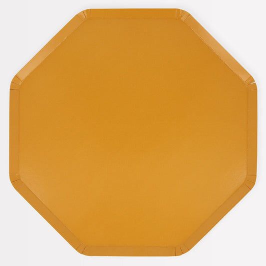 Harvest Yellow Dinner Plates (x 8)