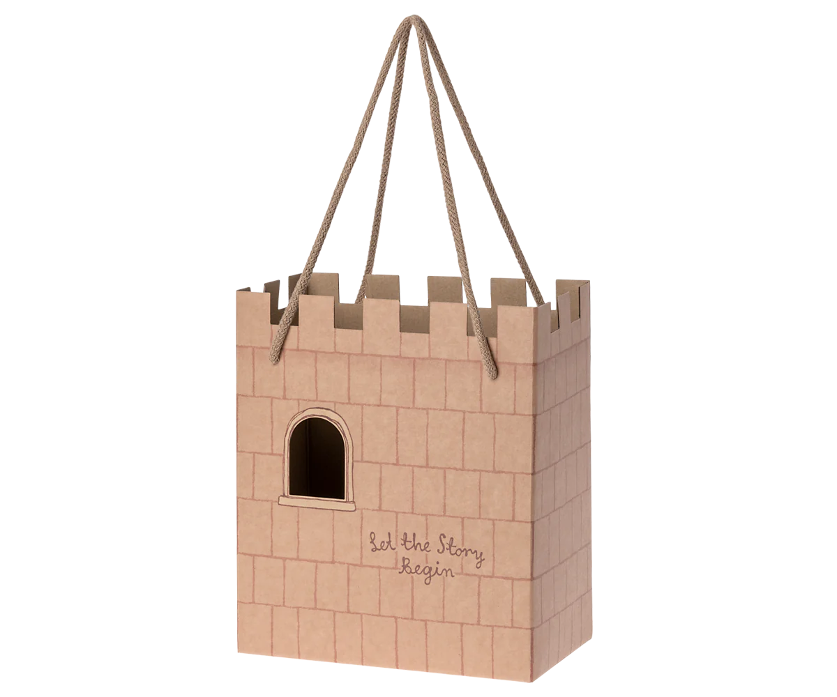 Paper Bag, Castle- Rose