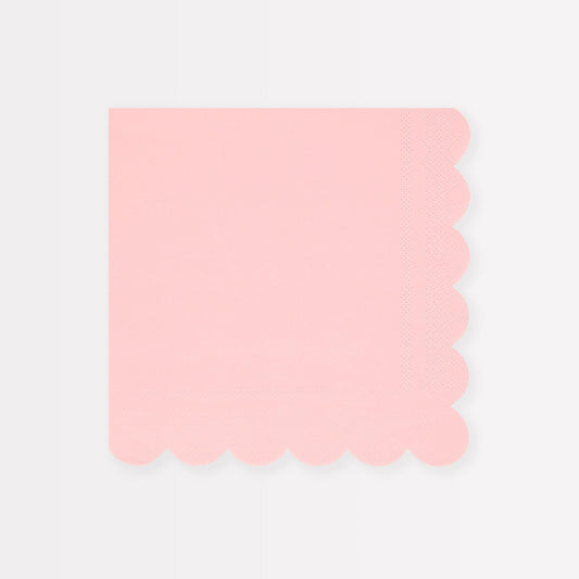 Cotton Candy Pink Large Napkins (x 16)