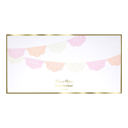 Broderie Anglaise Lace Multi Pennant Garland