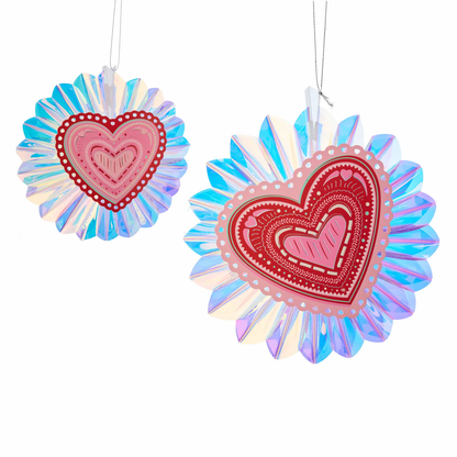 Decorative Valentine's Hearts Pack - Table & Hanging Decor (set of 6)
