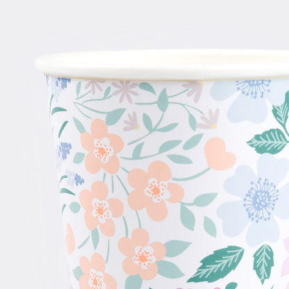 Cottage Garden Cups (x 8)