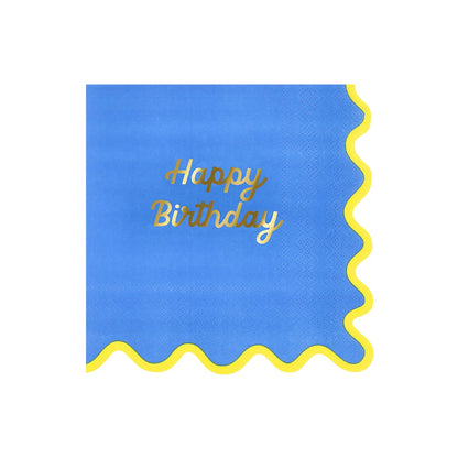 Wiggle Edge Large Napkins (x 16)