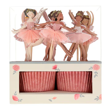 Ballerina Cupcake Kit (x24 toppers)