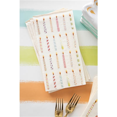 Birthday Candles Guest Napkin- Pack of 16