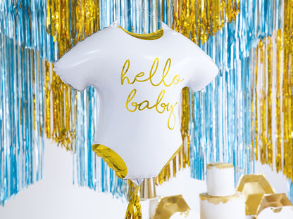 Foil Balloon Hello Baby Romper