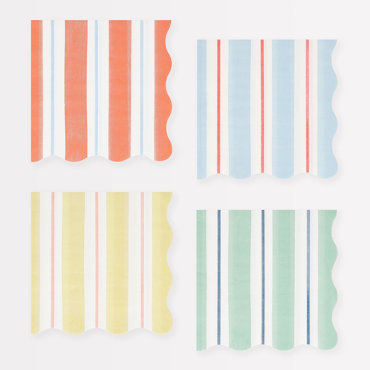 Preppy Stripe Small Napkins (x 16)