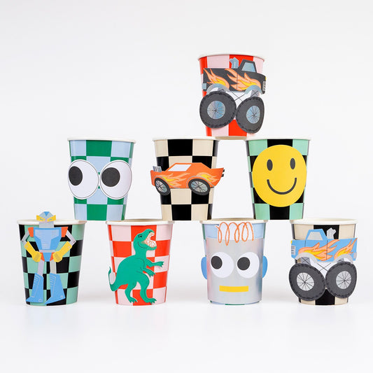 Toybox Icon Cups (x 8)