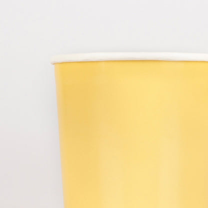 Lemon Sherbet Tumbler Cups (x 8)