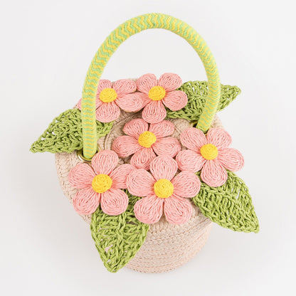 Flower Pot Basket Bag