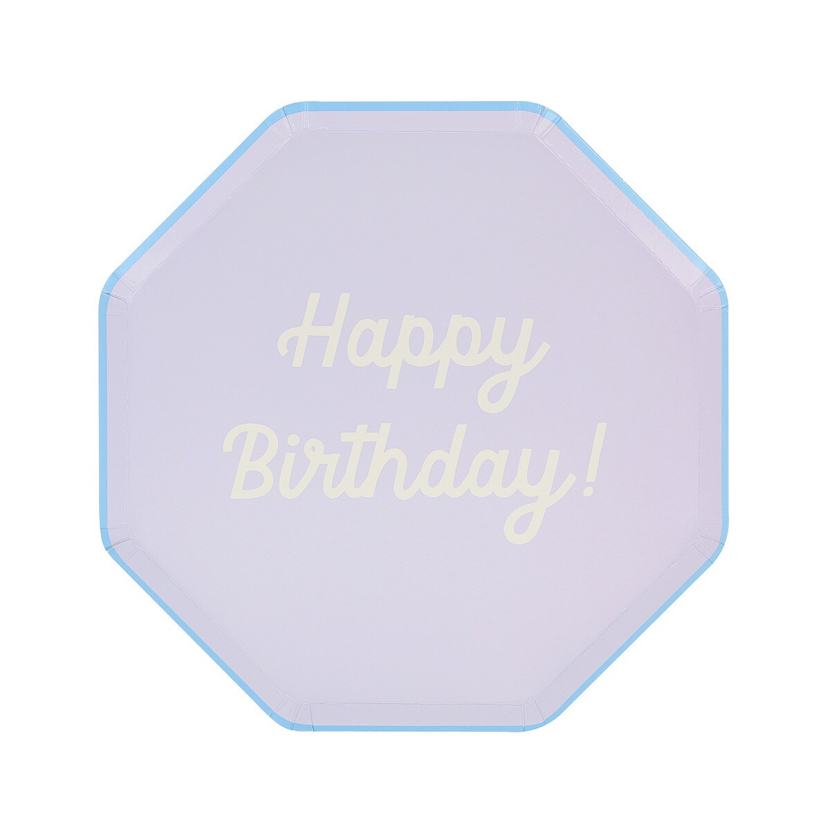 Mixed Happy Birthday Side Plates (x 8)