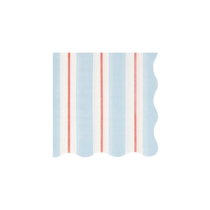 Preppy Stripe Small Napkins (x 16)