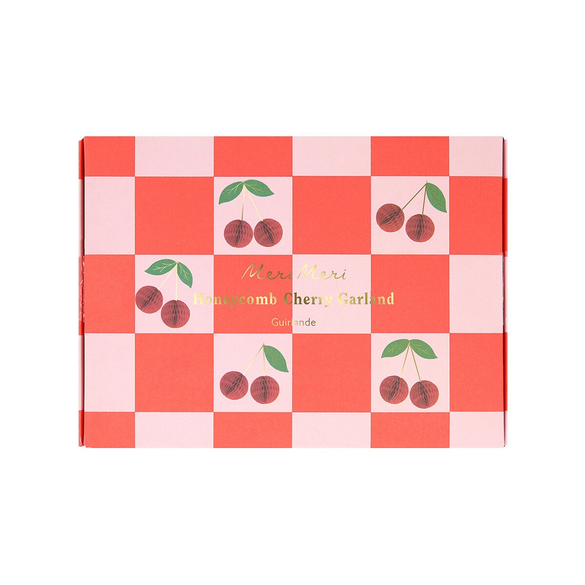 Cherry Honeycomb Garland