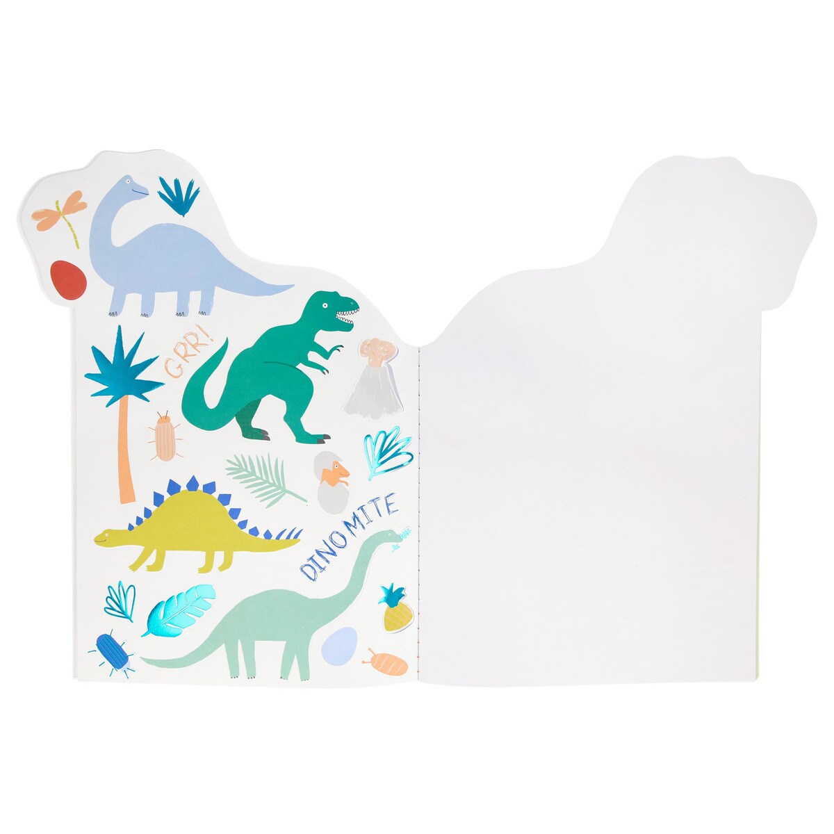 Dinosaur Sticker & Sketchbook