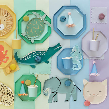 Sea Foam Green Tumbler Cups (x 8)