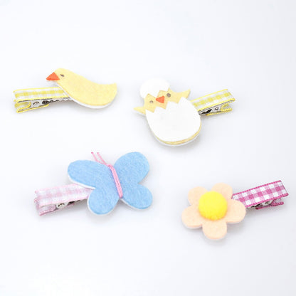 Easter Hair Clips (x 8)