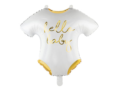 Foil Balloon Hello Baby Romper
