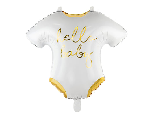 Foil Balloon Hello Baby Romper
